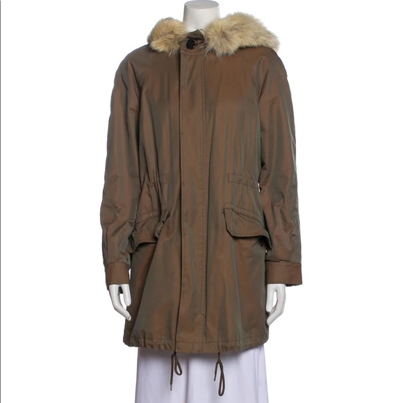 Marc by Marc Jacobs Fur Trimmed Utility Jacket - Picture 1 of 9